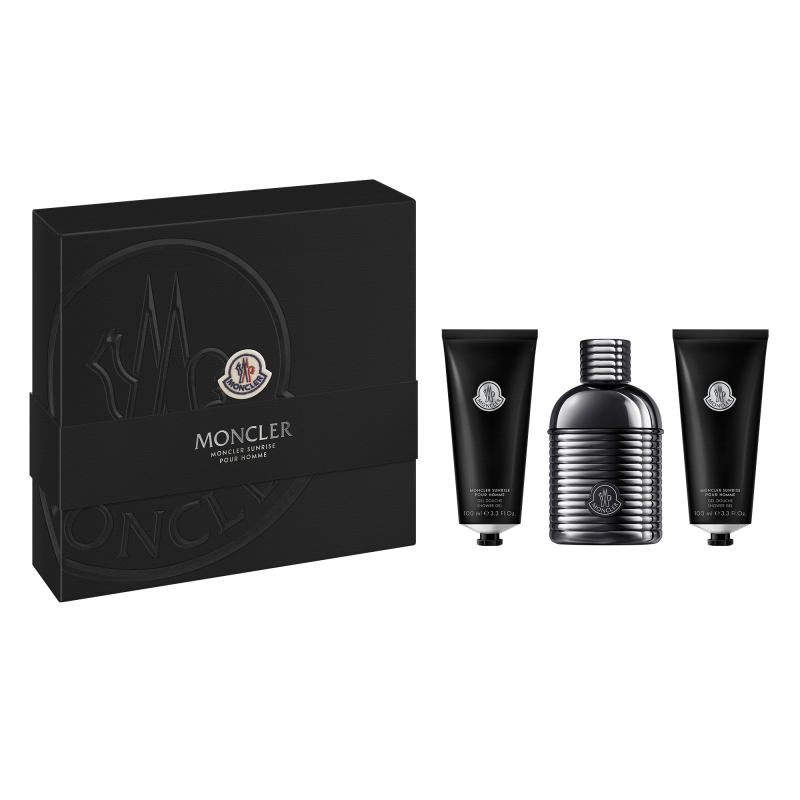 Coffret Moncler Pour Homme Eau De Parfum Shower Gel Shampoo Beauty Julia