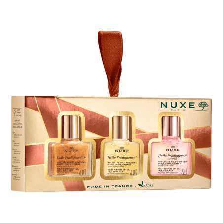 COFFRET HUILE PRODIGIEUSE LOS 3 ACEITES ICONICOS