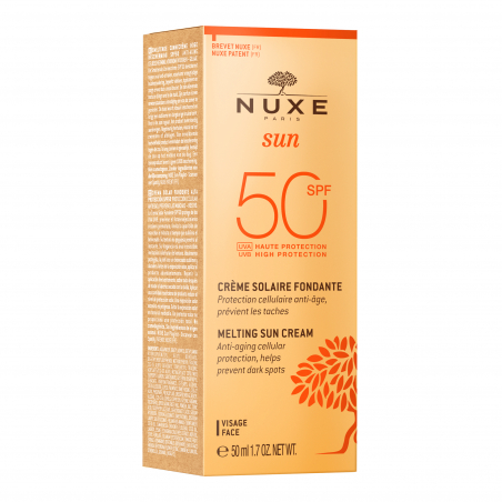 Nuxe Sun Crème pour le Visage  Spf 50  50 ml