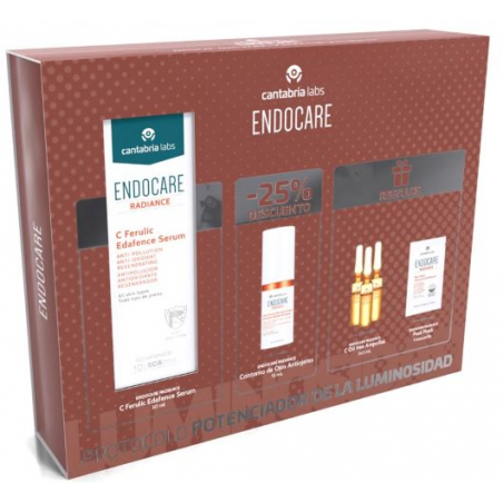 COFFRET CANTABRIA LABS ENDOCARE PROTOCOLO POTENCIADOR DE LUMINOSIDAD