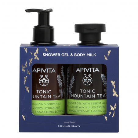 COFFRET APIVITA SHOWER GEL & BODY MILK