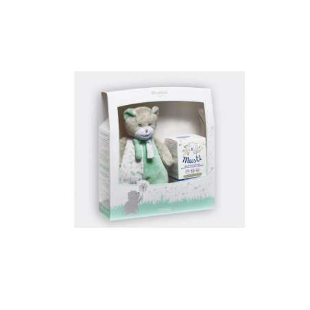 COFFRET MUSTELA MUSTI EAU DE SOIN PARFUM TEDDY BEAR VERT