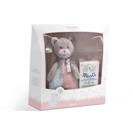 COFFRET MUSTELA MUSTI EAU DE SOIN PARFUM TEDDY BEAR PINK