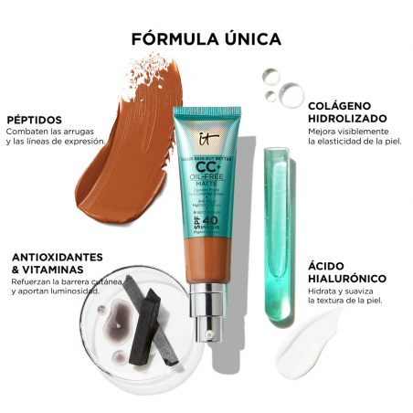 It Cosmetics Cc+ Matte Spf 40 Fond de teint anti-âge