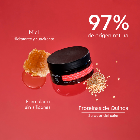 Masque Capillaire Colorant Aux Protéines De Quinoa Et Au Miel