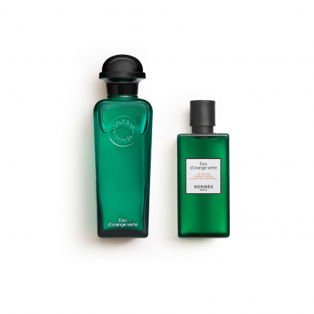 COFFRET HERMÈS EAU D'ORANGE VERTE EAU DE COLOGNE