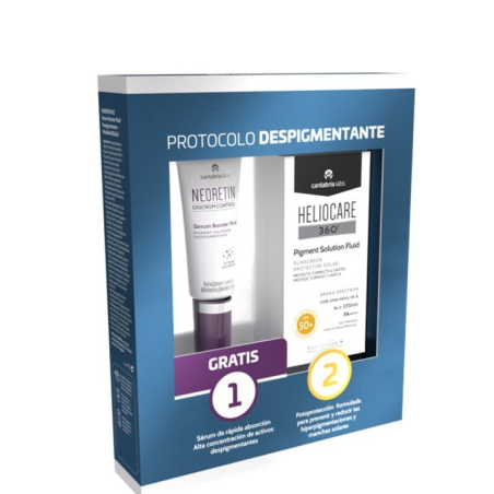 COFFRET HELIOCARE PIGMENT SOLUTION FLUID 50+ 50ML+ CADEAU