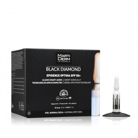 DIAMANT NOIR EPIGENCE OPTIMA SPF50+ AMPOULES