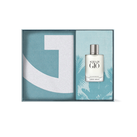 Coffret Acqua di Giò Eau de Toilette et Serviette de Plage