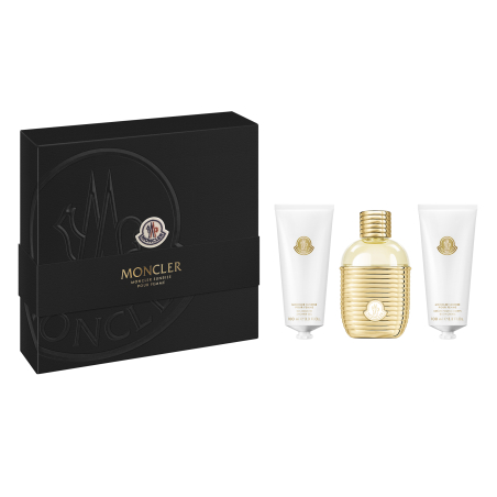 Coffret Moncler Pour Femme Eau de Parfum Shower Gel Body Cream