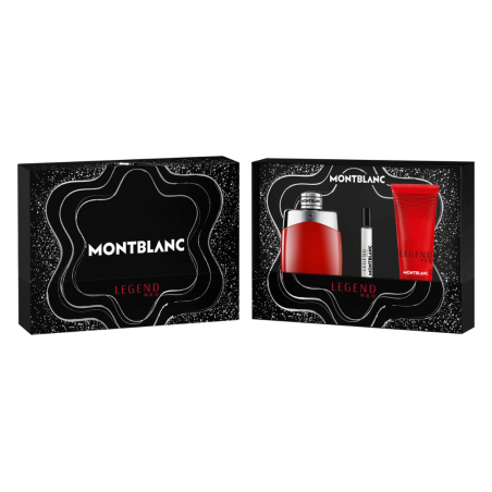 Coffret Montblanc Legend Red Eau de Parfum avec Gel Douche