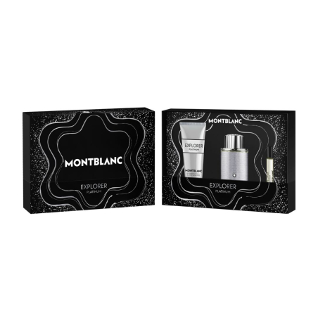 Coffret Montblanc Platinum Eau de Parfum avec Gel Douche