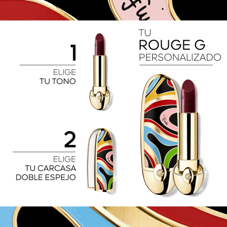 Rouge G Marmo Kiss L'écrin de l'édition limitée Double Mirror