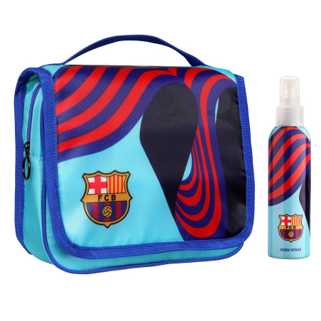 FC Barcelona Trousse De Toilette Avec Corps Cologne