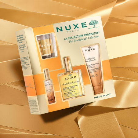 Coffret Huile Prodigieuse + Prodigieux Aceite de Ducha + Prodigieux le Parfum + Prodigieux Vela