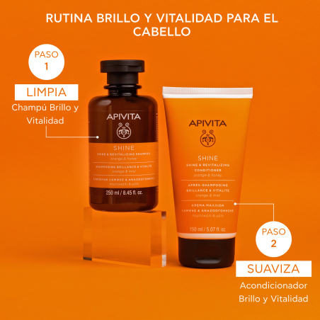 Shampooing Brillance Et Vitalité Au Miel Et À L'orange