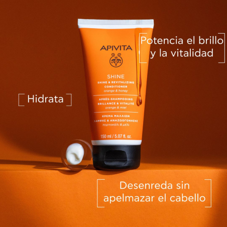 Après-Shampooing Shine & Vitality Au Miel Et À L'orange