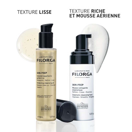 Set Skin-Prep Huile Démaquillante + Mousse Démaquillante Enzymatique