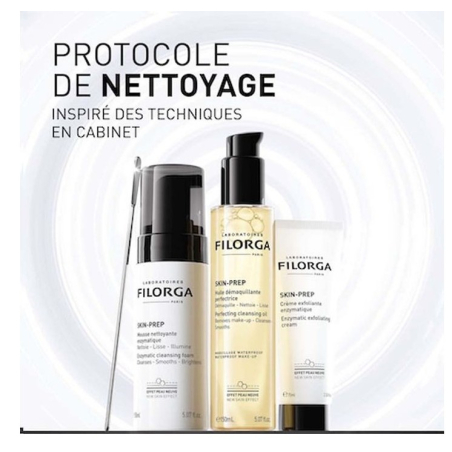 Set Skin-Prep Huile Démaquillante + Mousse Démaquillante Enzymatique