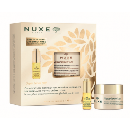 COFFRET NUXURIANCE® GOLD CREAM-HUILE NUTRI-FORTIFIANTE