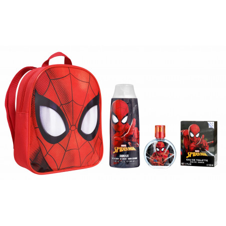 Spiderman Mochila Eau De Toilette Vapourisateur 50Ml +Gel 300Ml