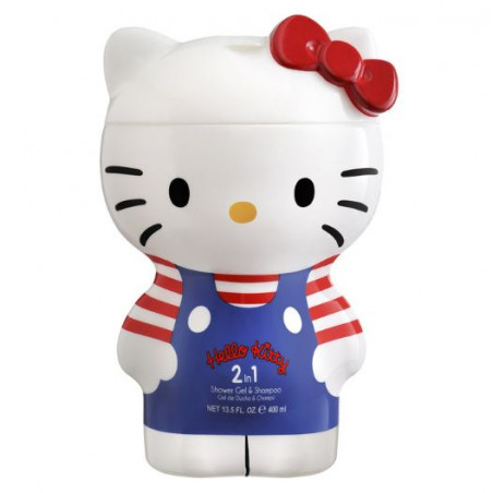 Gel douche Y Shampoing 2D Hello Kitty 400 Ml