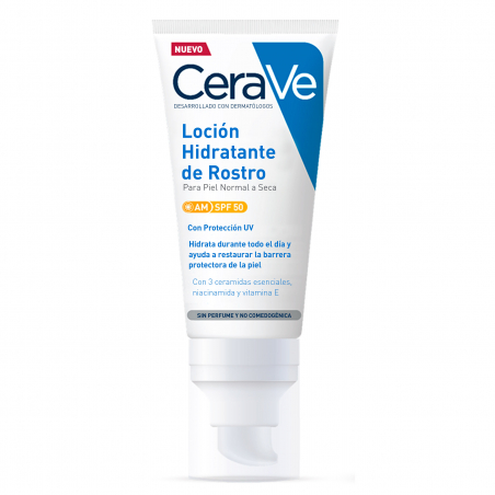 Lotion Hydratante pour le Visage avec Spf50