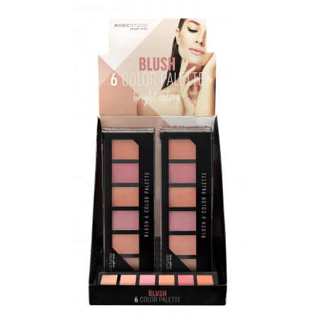 Magic Studio Blush Palette Bright Couleurs