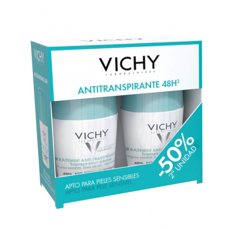 DUO DÉODORANT TRAITEMENT ANTI-TRANSPIRANT 48H. 50% 2ÈME UNITÉ