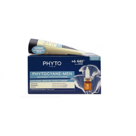 Phyto Phytocyane-Men Pack + Shampoing 100 ml De Cadeau