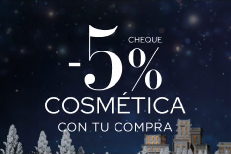 CHÈQUE -5% COSMETICS AVEC VOTRE ACHAT