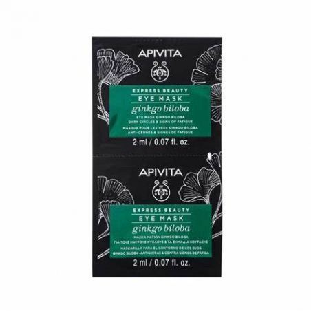 APIVITA EXPRESS BEAUTY EYE MASK  GINKGO BILOBA 2X8ML