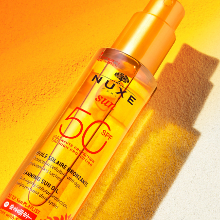 NUXE SUN 50SPF HUILE SOLAIRE BRONZANTE