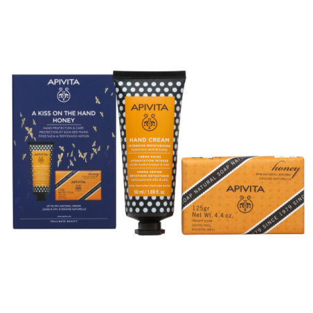 SET APIVITA A KISS ON THE HAND HONEY HAND PROTECTION & CARE