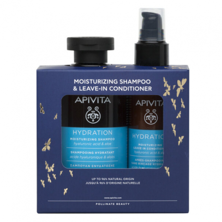 SET APIVITA MOISTURIZING SHAMPOO & LEAVE-IN CONDITIONER