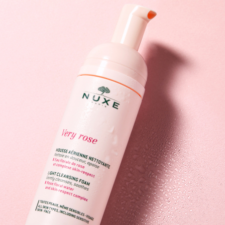 NUXE VERY ROSE ESPUMA LIGERA LIMPIADORA 150 ML.