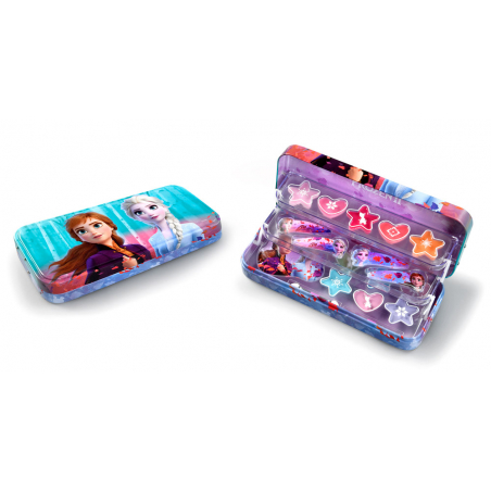 SET ASTUCCIO IN METALLO FROZEN 3 LIVELLI MAKE UP