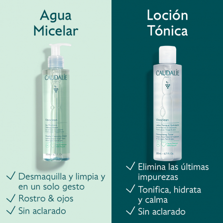 VINOCLEAN EAU MICELLAIRE DÉMAQUILLANTE