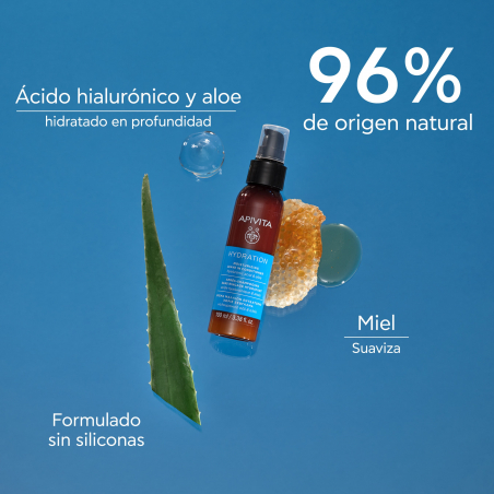 APRÈS-SHAMPOING SANS HYDRATANT RINÇAGE ACIDE HYALURONIQUE ET ALOE 100ML