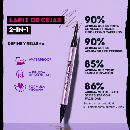 LAMA PER SOPRACCIGLIO LÁPIZ DE CEJAS 2 -EN-1