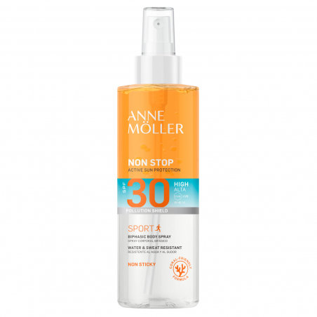 NON STOP SPORT BIPHASIC BODY SPRAY SPF30