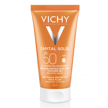 CAPITAL SOLEIL CREMA VISO PROTETTIVA DRY TOUCH SPF 50