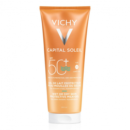 Capital Soleil Gel Latte Protettivo Wet Skin Spf 50