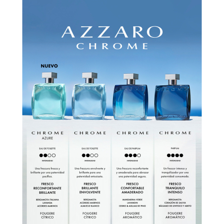 AZZARO CHROME AZURE EAU DE TOILETTE