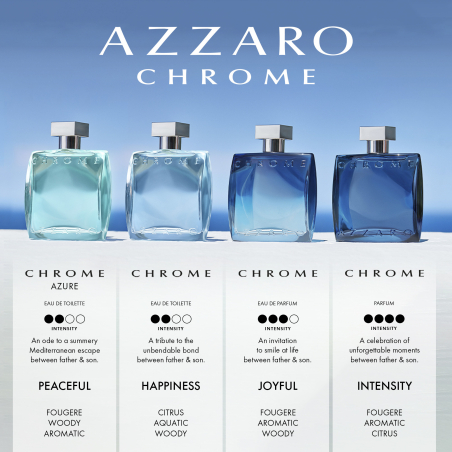 AZZARO CHROME AZURE EAU DE TOILETTE