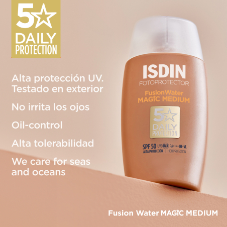 FOTOPROTETOR FUSION WATER MAGIC MEDIUM SPF50