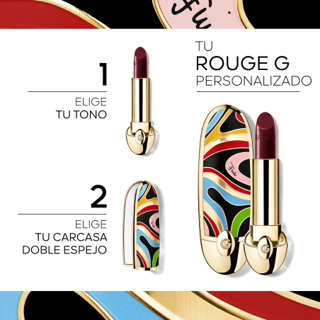 Rouge G Marmo Kiss Ricarica Rossetto di Trattamento Personalizzabile