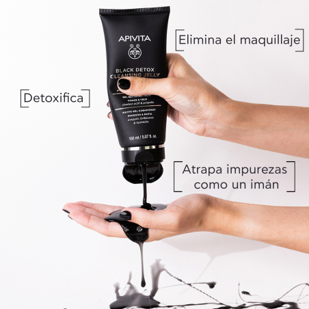 Black Gel Detergente Viso e Occhi