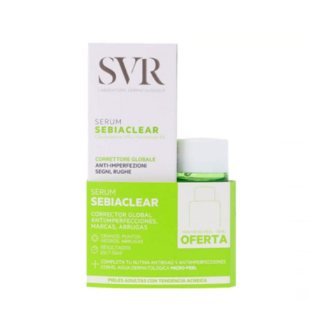 Set Sebiaclear Siero + Sebiaclear Micro-Peel 30ml Regalo