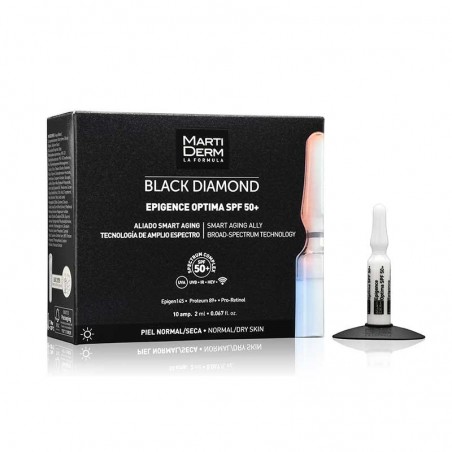 BLACK DIAMOND Epigence Optima SPF50+ 10 Ampollas